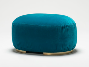 ARVIL - Oval velvet pouf _ Papell Design